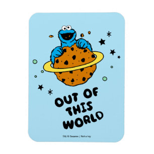 Cookie Monster Från denna värld Magnet