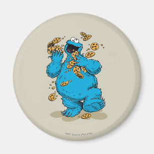 Cookie Monster galna kakor Magnet