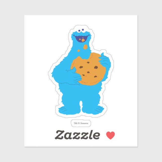 Cookie Monster Graphic Klistermärken (Ark)