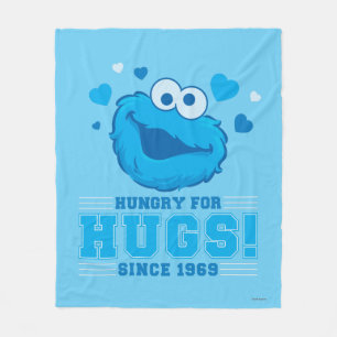 Cookie Monster Hugs Fleecefilt