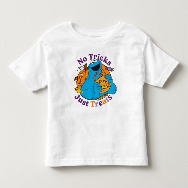 Cookie Monster | Inga trick, bara Trets T Shirt (Framsida)