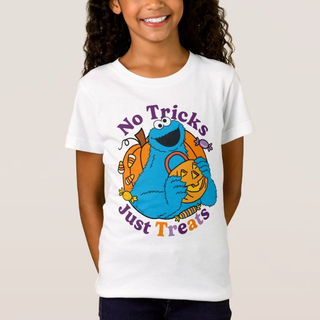 Cookie Monster | Inga trick, bara Trets T Shirt (Framsida)