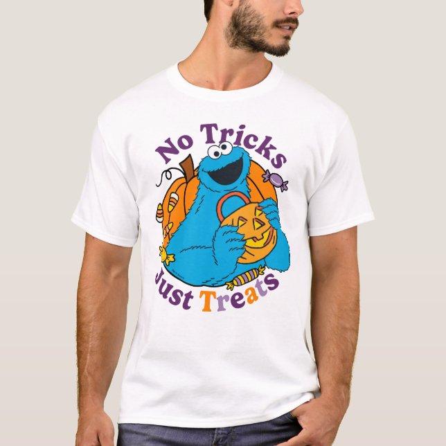 Cookie Monster | Inga trick, bara Trets T Shirt (Framsida)