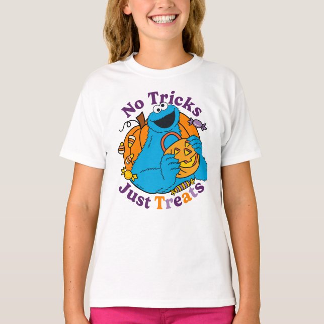 Cookie Monster | Inga trick, bara Trets T Shirt (Framsida)
