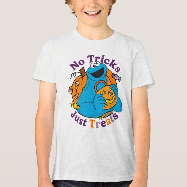 Cookie Monster | Inga trick, bara Trets T Shirt (Framsida)