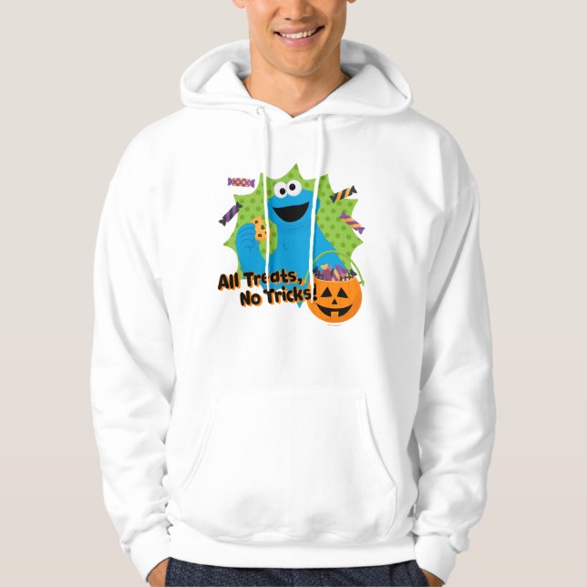 Cookie Monster | Inga trick! Hoodie (Framsida)