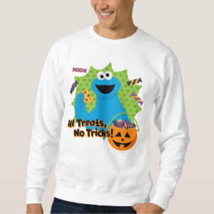 Cookie Monster Inga trick! Lång Ärmad Tröja