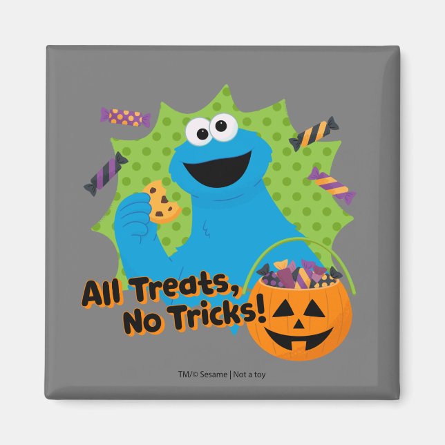 Cookie Monster | Inga trick! Magnet (Framsidan)