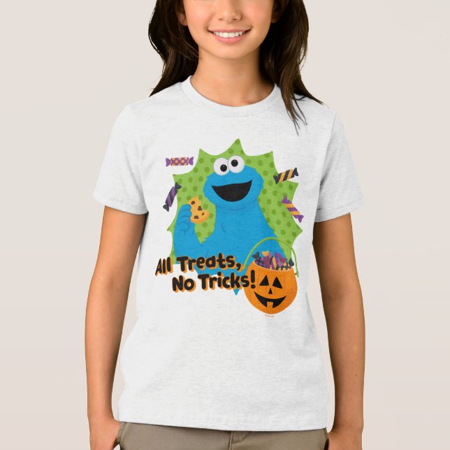 Cookie Monster | Inga trick! T Shirt (Framsida)