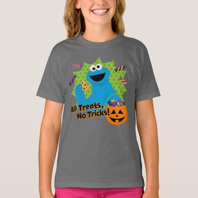 Cookie Monster | Inga trick! T Shirt (Framsida)