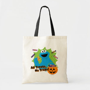 Cookie Monster Inga trick! Tygkasse