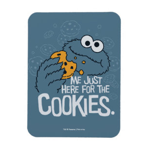 Cookie Monster Jag är bara här för kakor Magnet