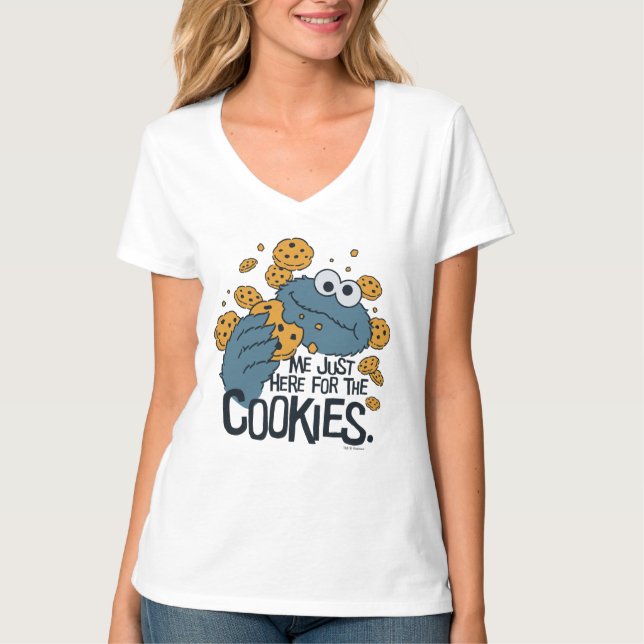 Cookie Monster | Jag är bara här för kexen Tröja (Framsida)
