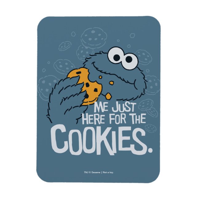 Cookie Monster | Jag är här för cookies Magnet (Vertikal)
