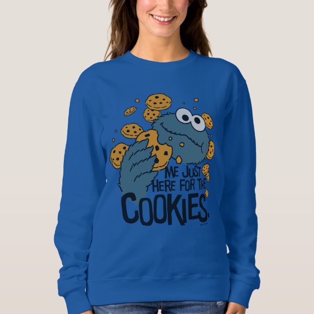 Cookie Monster | Jag är här för cookies T Shirt (Framsida)