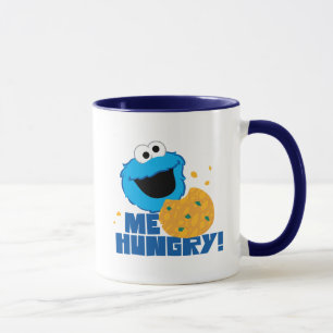 Cookie Monster Jag är hungrig! Mugg