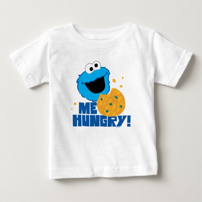 Cookie Monster | Jag är Hungrig! T Shirt (Framsida)