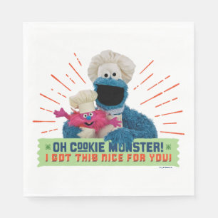 Cookie Monster! Jag Har det här för dig Pappersservett