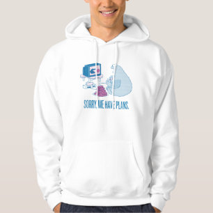 Cookie Monster Jag har tyvärr planer Hoodie