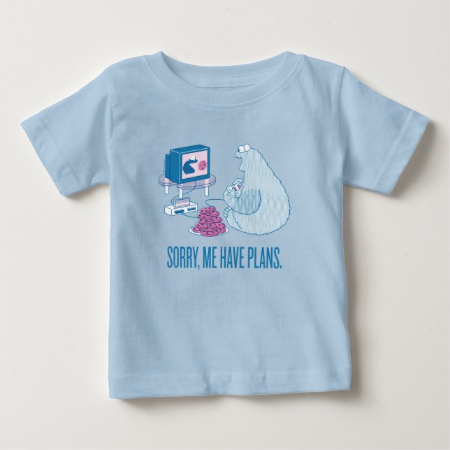 Cookie Monster | Jag har tyvärr planer T Shirt (Framsida)