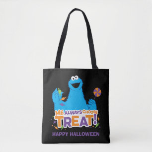 Cookie Monster - jag väljer alltid Behandla Tygkasse