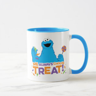 Cookie Monster - Jag väljer alltid godsis Mugg