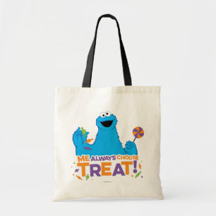 Cookie Monster - Jag väljer alltid godsis Tygkasse