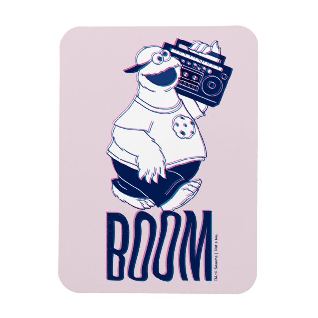 Cookie Monster | Jamming with the Boom Box Magnet (Vertikal)
