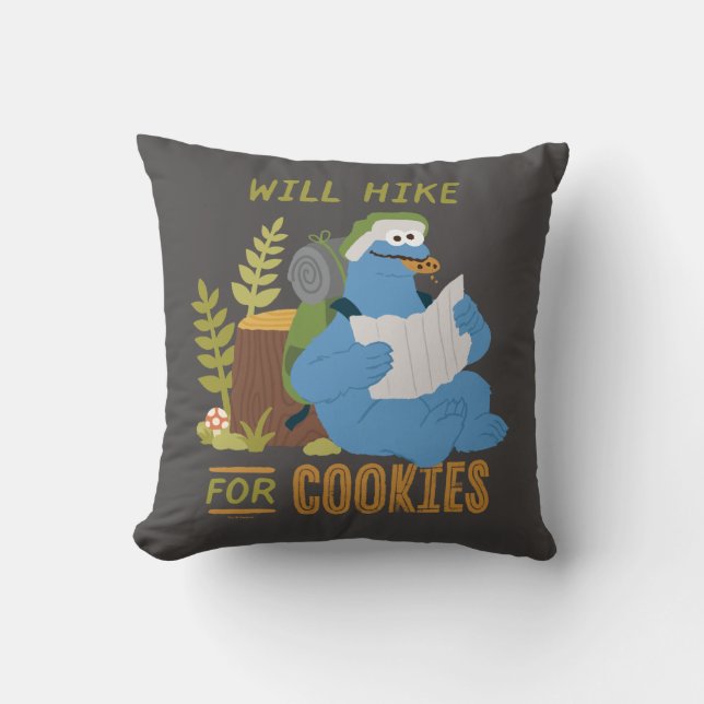 Cookie Monster | Kommer att söka efter kakor Kudde (Framsida)