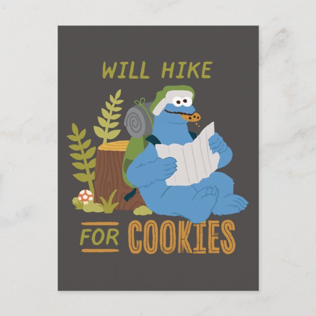 Cookie Monster | Kommer att söka efter kakor Vykort (Framsida)