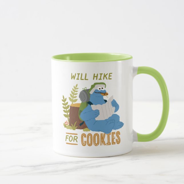 Cookie Monster | Kommer att vandra för kakor Mugg (Höger)
