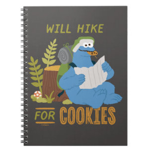 Cookie Monster Kommer vandra för kakor Anteckningsbok