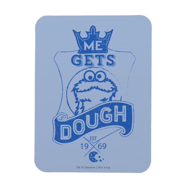 Cookie Monster Me får tag i deg Magnet (Vertikal)