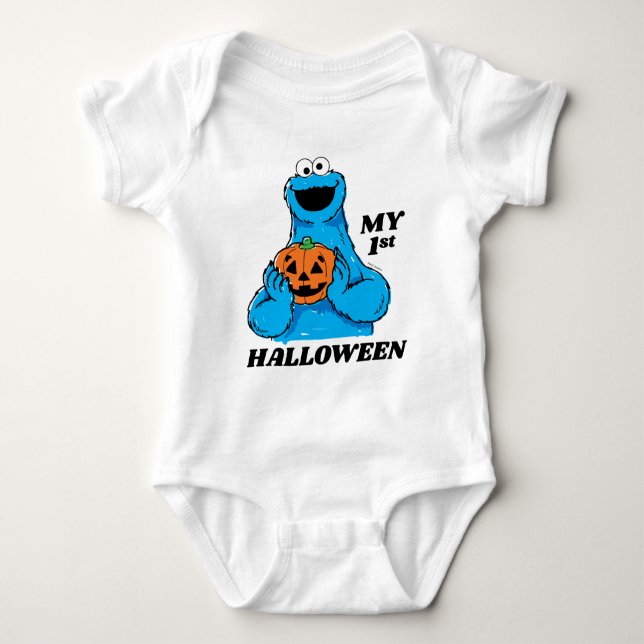 Cookie Monster - Min första Halloween T Shirt (Framsida)