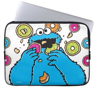 Cookie Monster Munk Förstörare Laptop Fodral