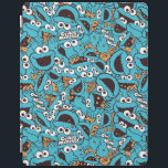 Cookie Monster | Nom Nom Mönster iPad Skydd<br><div class="desc">Den här roligten mönster har många ansikten av Cookie Monster.  © 2021 Sesame Workshop. www.sesamestreet.org</div>