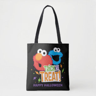 Cookie Monster och Elmo - Bus eller godis Tygkasse
