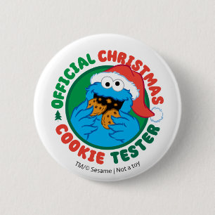 Cookie Monster   Officiell jul Cookie Tester Knapp