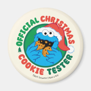 Cookie Monster Officiell jul Cookie Tester Magnet