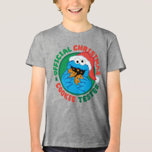 Cookie Monster Officiell jul Cookie Tester T Shirt
