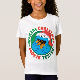 Cookie Monster Officiell jul Cookie Tester T Shirt