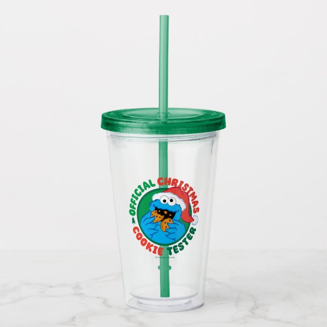 Cookie Monster | Officiell jul Cookie Tester Take Away Mugg (Framsida)