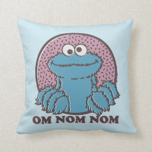 Cookie Monster   Om Nom Nom Kudde