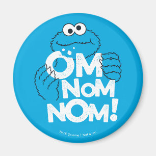 Cookie Monster   Om Nom Nom! Magnet