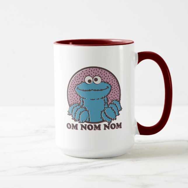 Cookie Monster | Om Nom Nom Mugg (Höger)