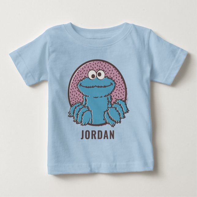 Cookie Monster | Om Nom Nom T Shirt (Framsida)