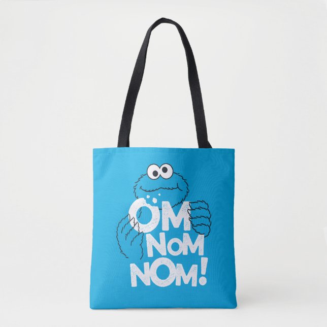 Cookie Monster | Om Nom Nom! Tygkasse (Framsida)
