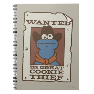 Cookie Monster   Önskad Poster Anteckningsbok