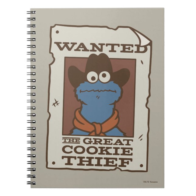 Cookie Monster | Önskad Poster Anteckningsbok (Framsidan)