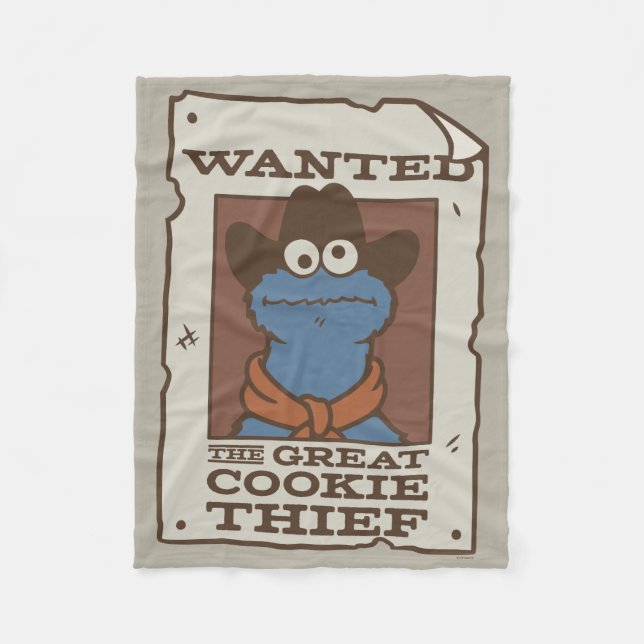 Cookie Monster | Önskad Poster Fleecefilt (Framsidan)